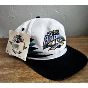 NWT Vintage Logo Athletic 1997 Brickyard 400 NASCAR Diamond Cut Snapback Hat